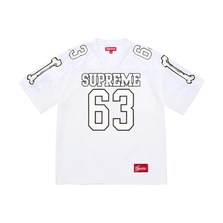 Supreme Bones Football Jersey White