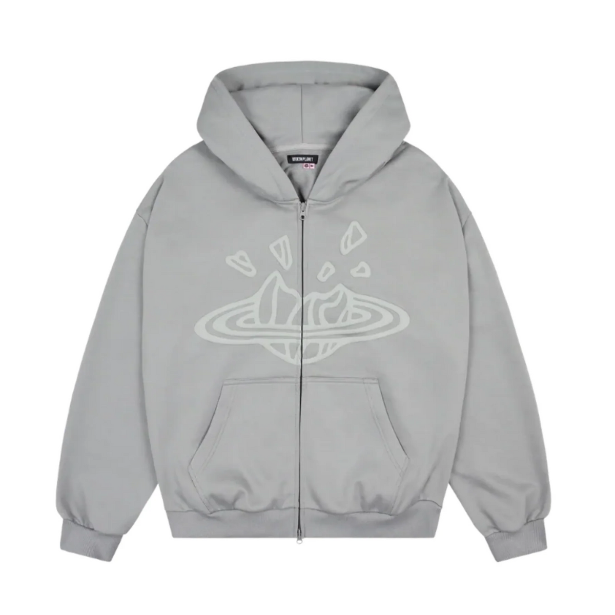 BROKEN PLANET GUNMETAL GRAY ZIP UP TRACKSUIT