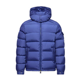 Moncler Maya Matte Short Down Jacket Blue