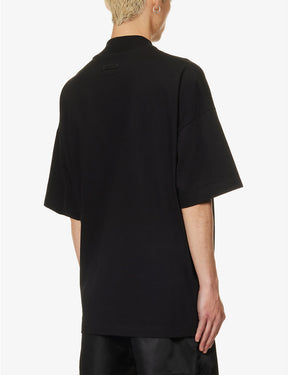 FOG Essentials Logo-Appliquèd Mock-Neck T-Shirt