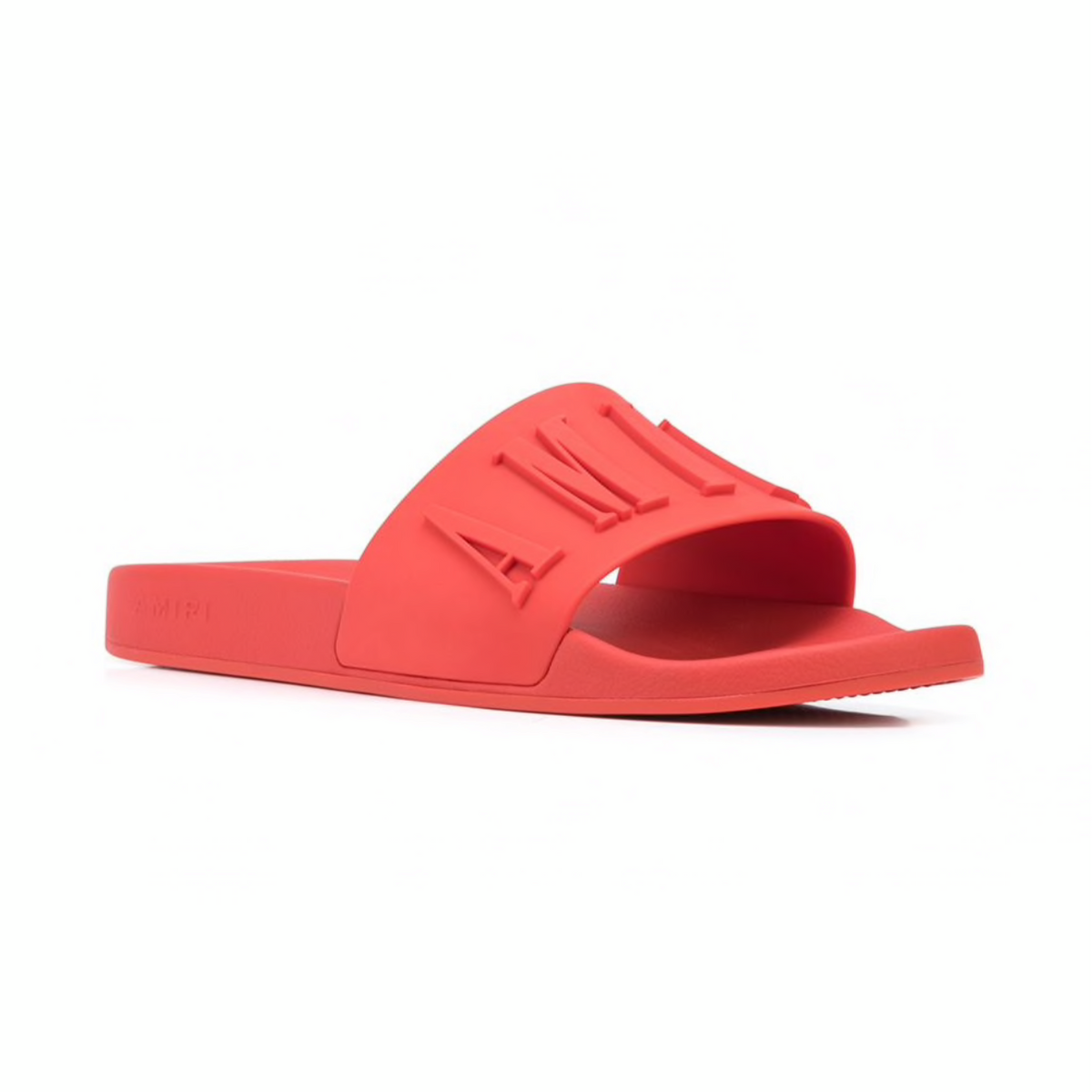 Amiri Red Rubber Slides