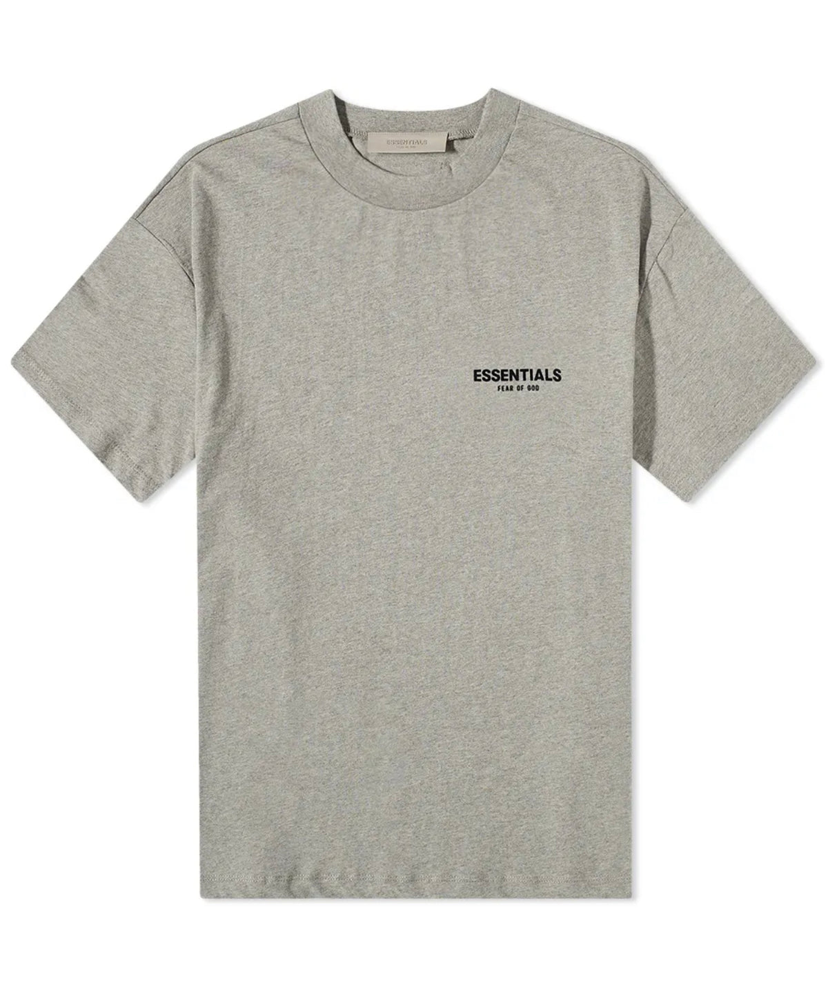 Fear Of God “Essentials” SS22 Dark Oatmeal Logo Tee