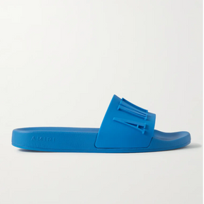 Amiri Blue Sliders