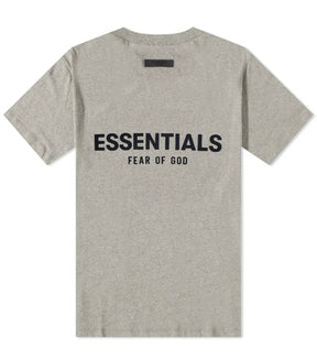 Fear Of God “Essentials” SS22 Dark Oatmeal Logo Tee