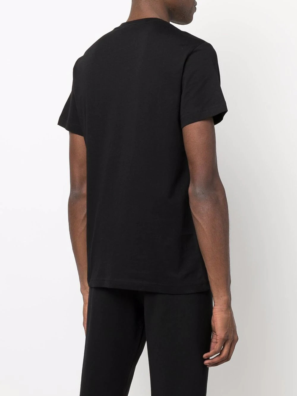 VERSACE Metallic Logo T-Shirt Black